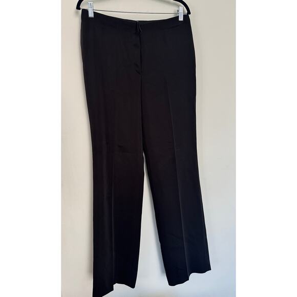 Jil Sander Women's Black Polyester Loose Fit Trousers - Picture 1 of 3